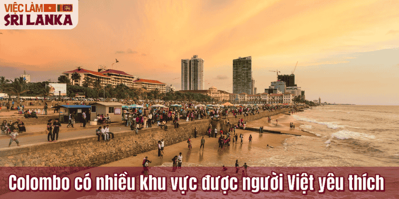 Colombo có nhiều khu vực được người Việt yêu thích