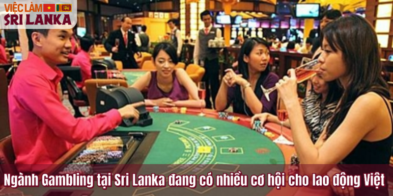 Ngành Gambling tại Sri Lanka đang có nhiều cơ hội cho lao động Việt