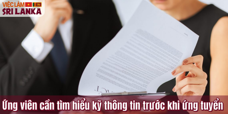 Ứng viên cần tìm hiểu kỹ thông tin trước khi ứng tuyển