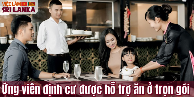 Ứng viên định cư được hỗ trợ ăn ở trọn gói