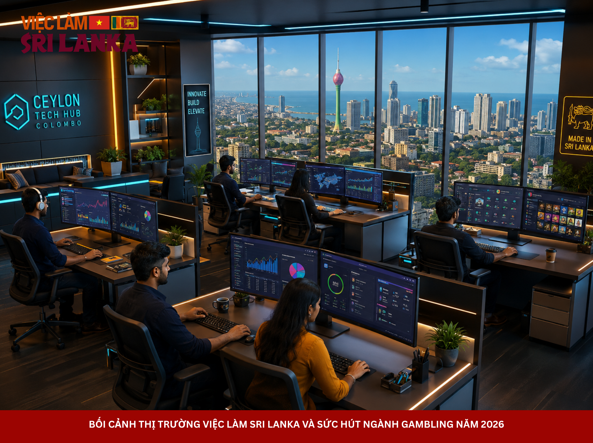 Bối Cảnh Thị Trường Việc Làm Sri Lanka Và Sức Hút Ngành Gambling Năm 2026