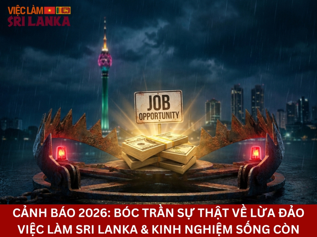 Cảnh Báo 2026 Bóc Trần Sự Thật Về Lừa Đảo Việc Làm Sri Lanka & Kinh Nghiệm Sống Còn