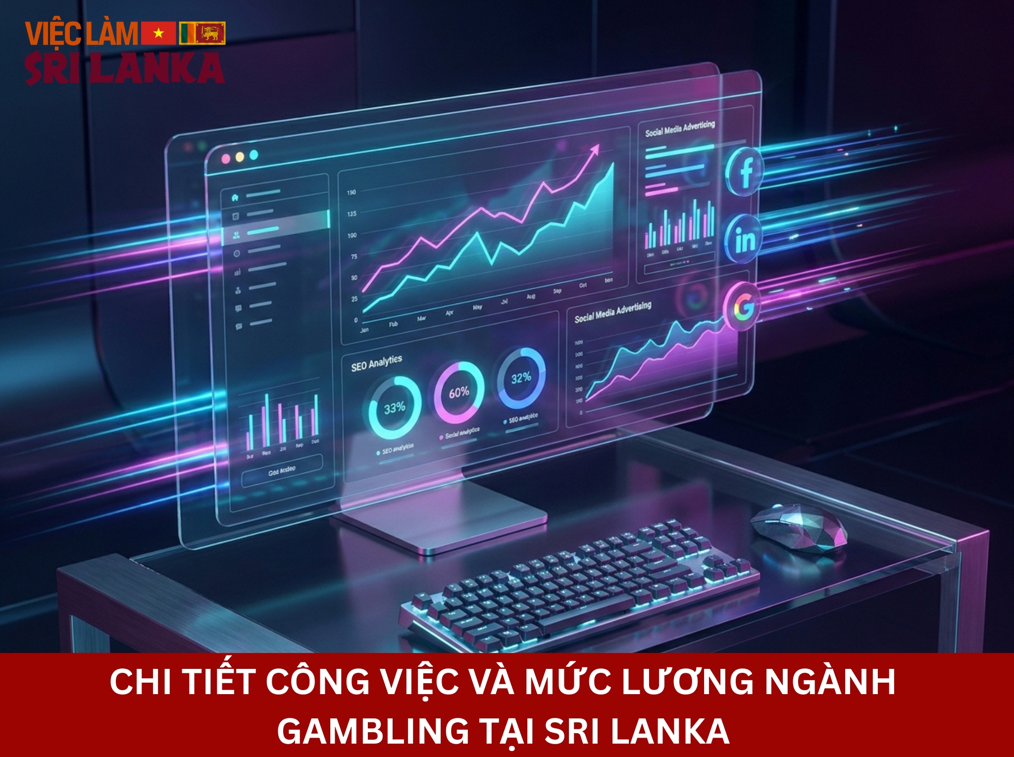 Chi tiết công việc và mức lương ngành gambling tại Sri Lanka