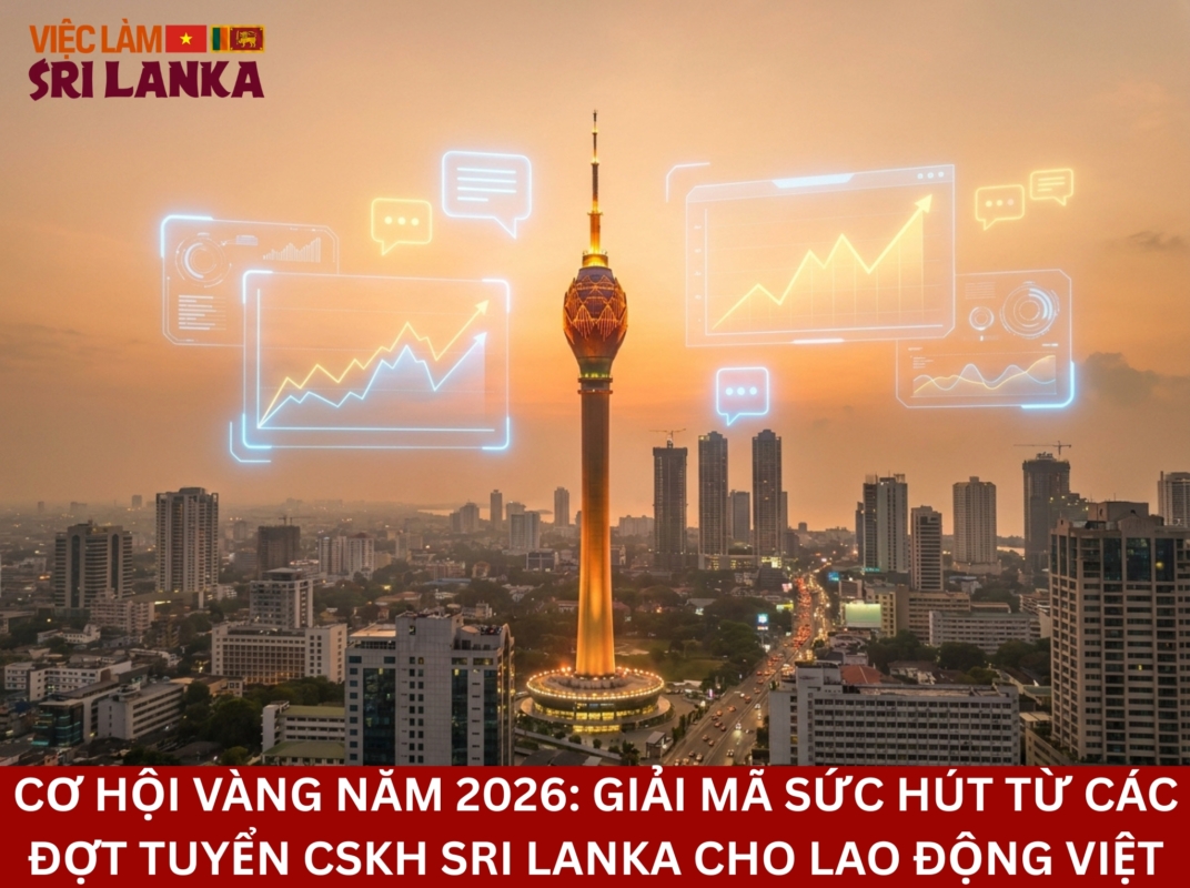 Cơ Hội Vàng Năm 2026 Giải Mã Sức Hút Từ Các Đợt Tuyển CSKH Sri Lanka Cho Lao Động Việt
