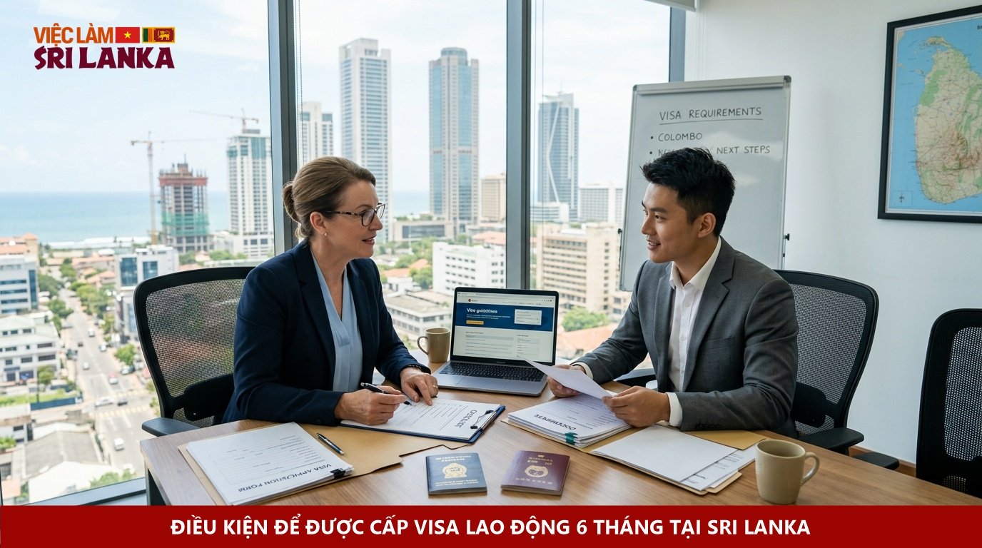 Điều kiện để được cấp visa lao động 6 tháng tại Sri Lanka