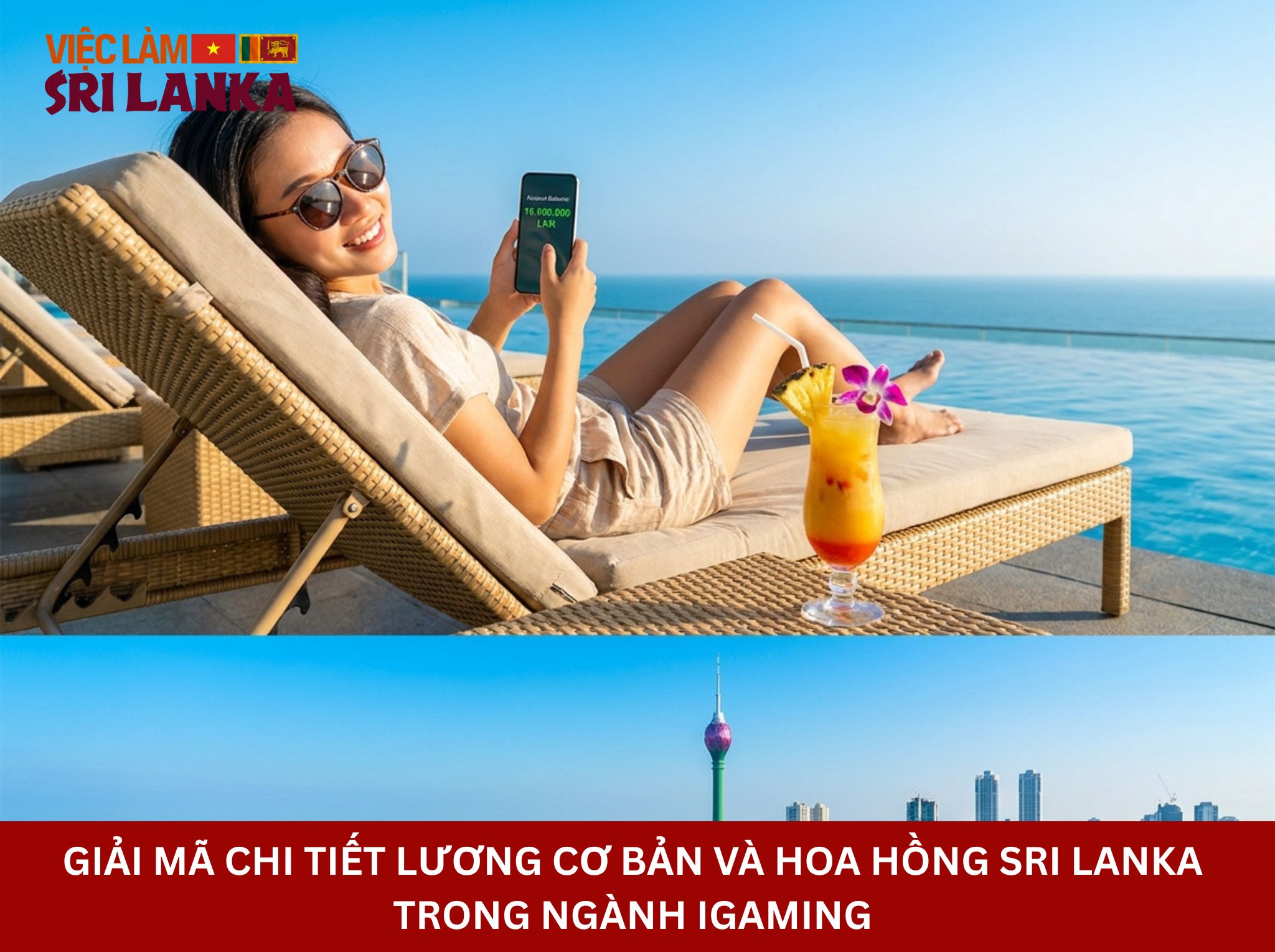 Giải Mã Chi Tiết Lương cơ bản và hoa hồng sri lanka Trong Ngành iGaming