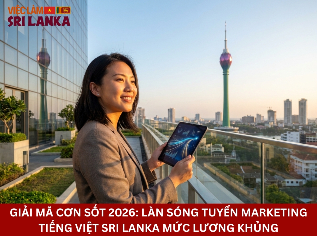 Giải Mã Cơn Sốt 2026 Làn Sóng Tuyển Marketing Tiếng Việt Sri Lanka Mức Lương Khủng