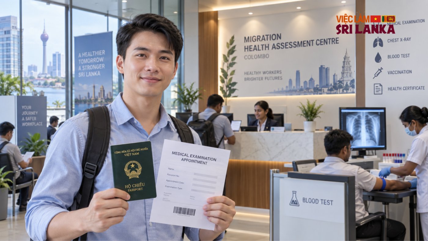 Hướng Dẫn Làm Giấy Khám Sức Khỏe Xin Visa Sri Lanka Cho Người Lao Động