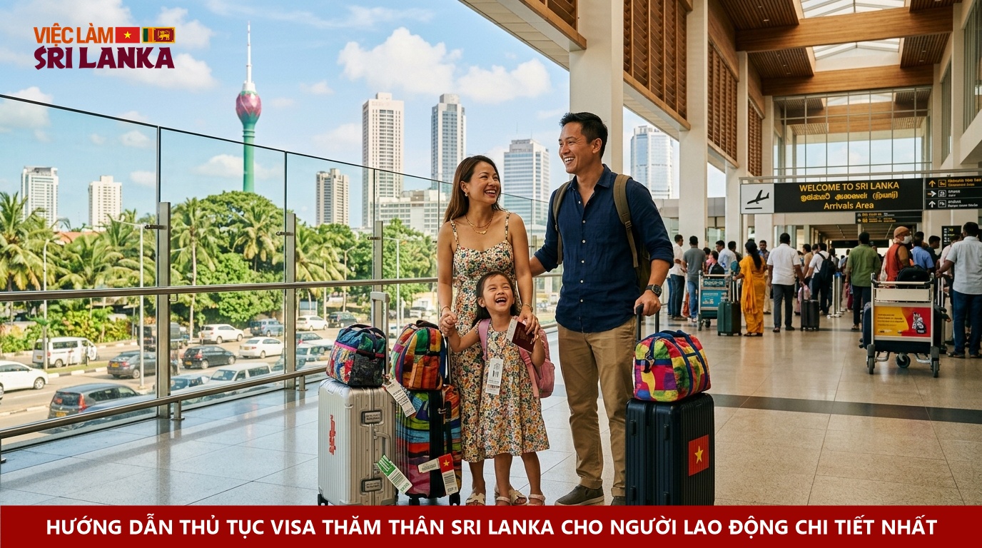 Hướng Dẫn Thủ Tục Visa Thăm Thân Sri Lanka Cho Người Lao Động Chi Tiết Nhất