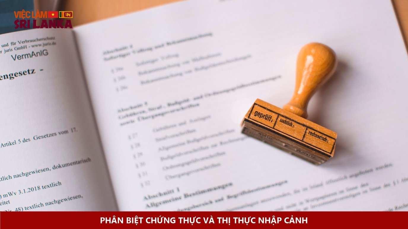 Phân biệt chứng thực và thị thực nhập cảnh