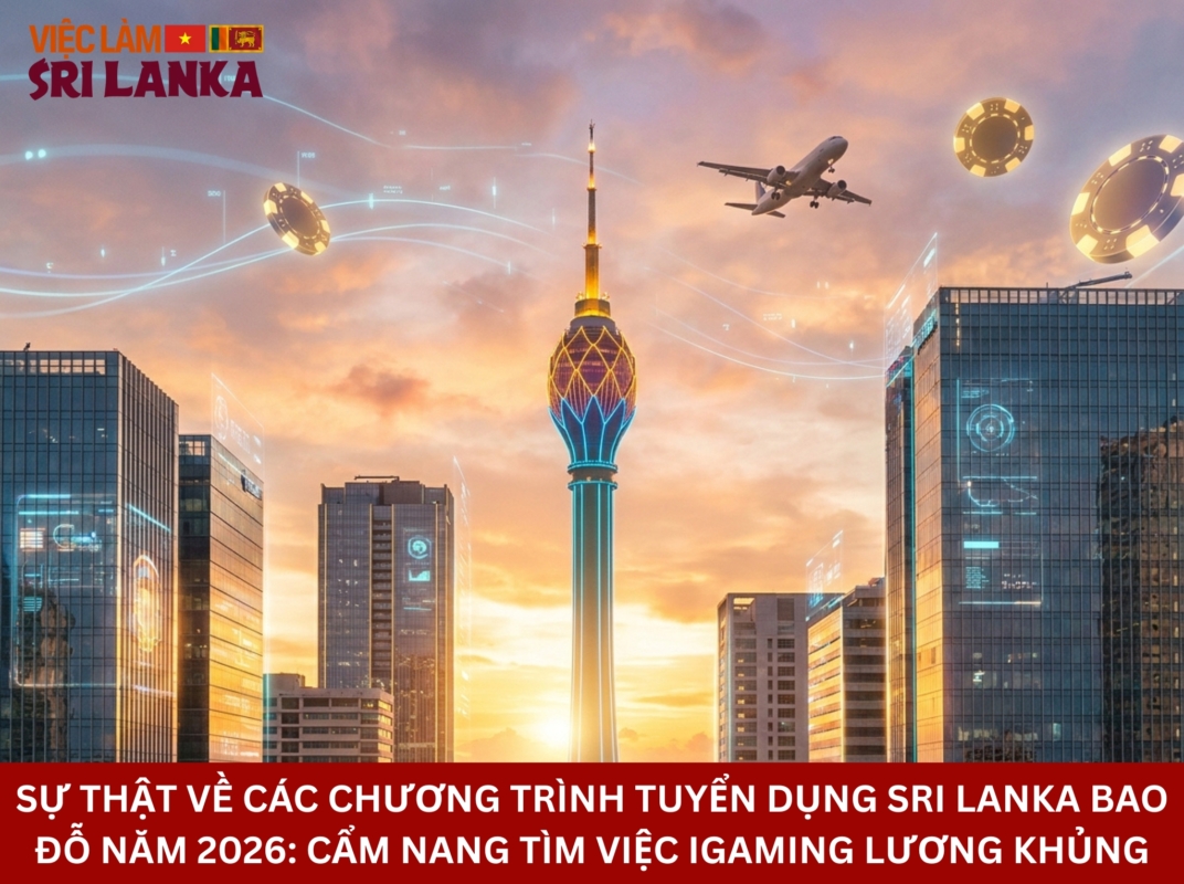 Sự Thật Về Các Chương Trình Tuyển Dụng Sri Lanka Bao Đỗ Năm 2026 Cẩm Nang Tìm Việc iGaming Lương Khủng