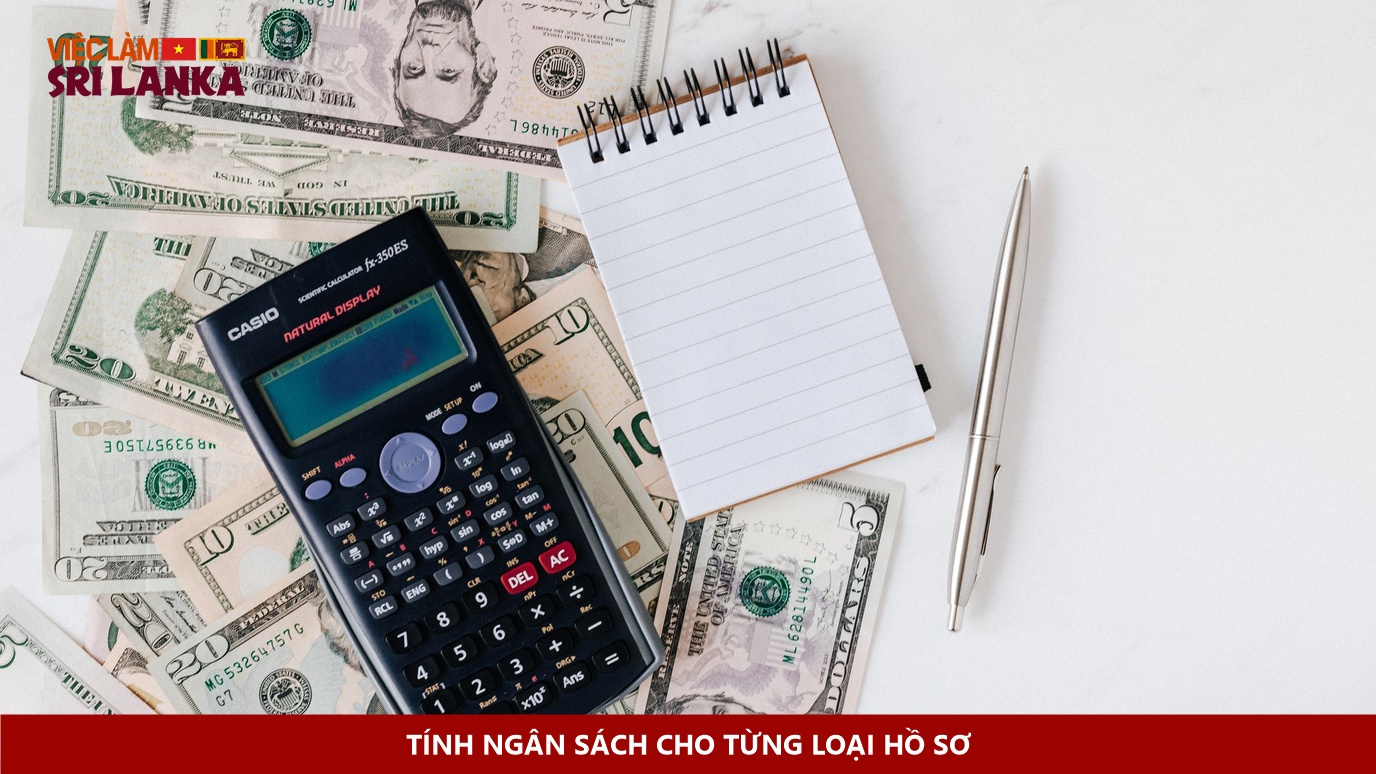 Tính ngân sách cho từng loại hồ sơ