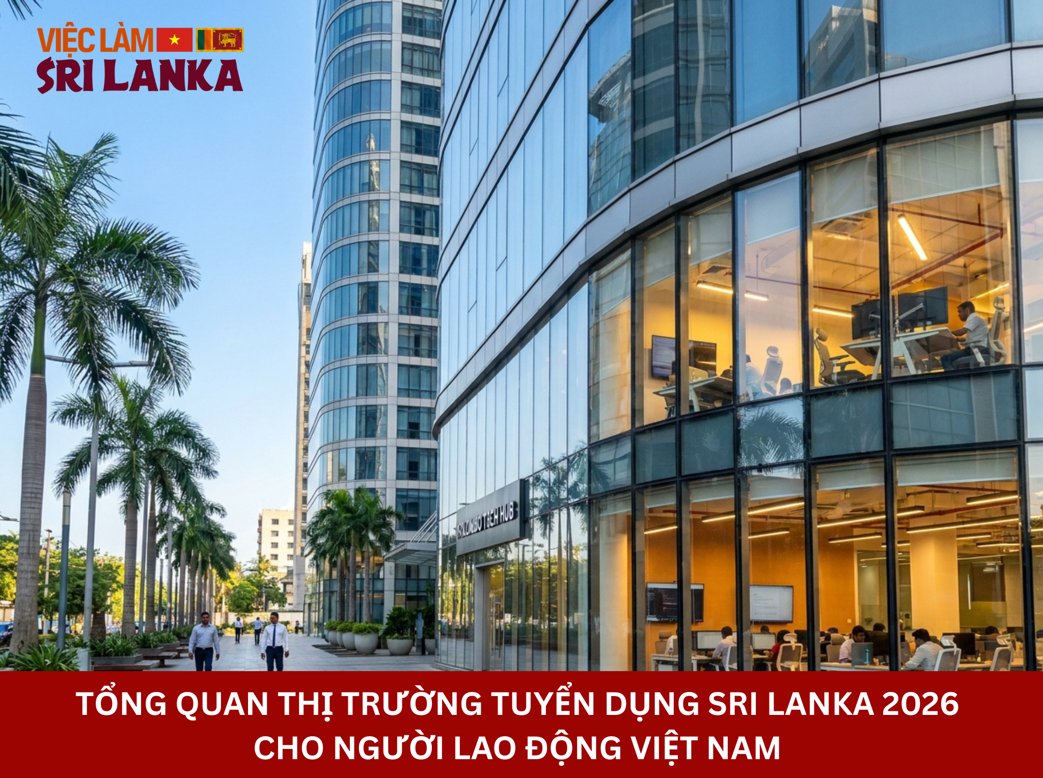 Tổng quan thị trường tuyển dụng Sri Lanka 2026 cho người lao động Việt Nam