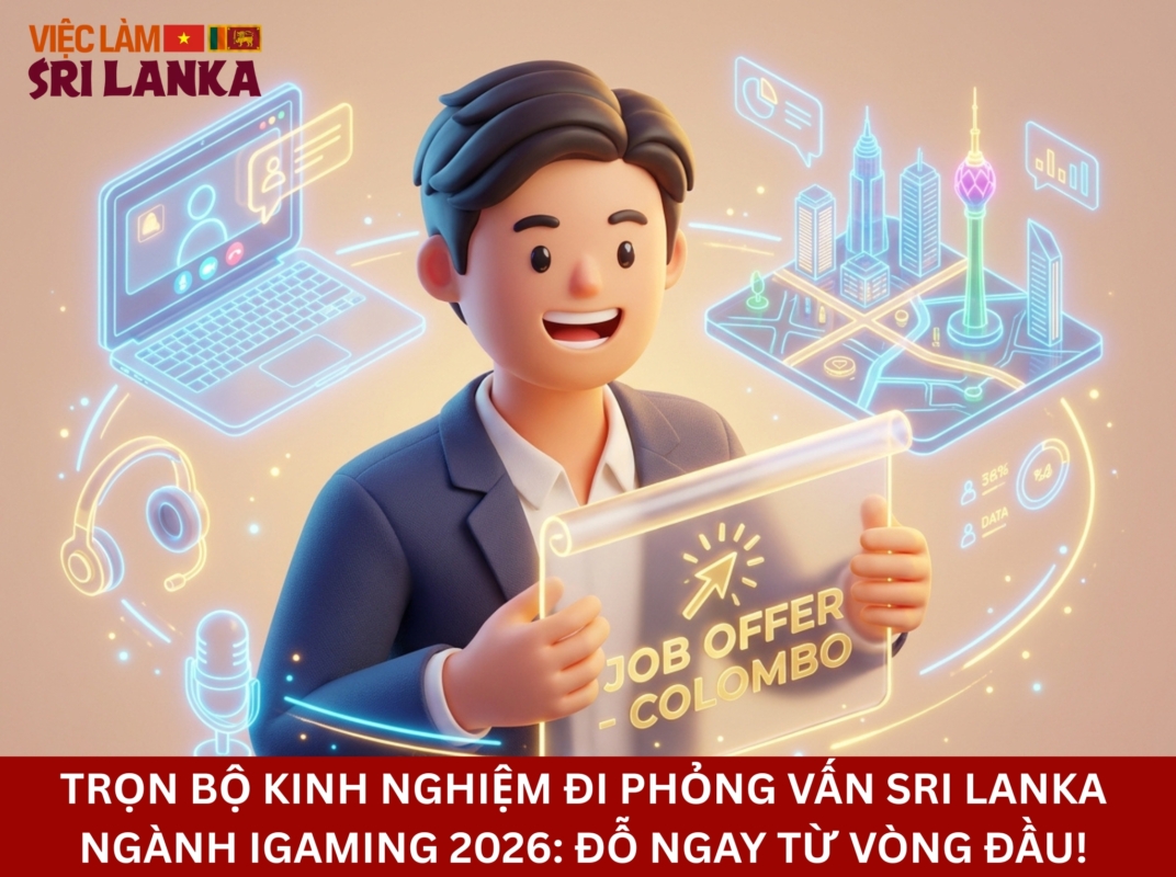 Trọn Bộ Kinh Nghiệm Đi Phỏng Vấn Sri Lanka Ngành iGaming 2026 Đỗ Ngay Từ Vòng Đầu!