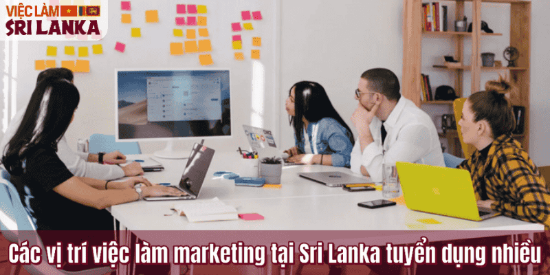 Các vị trí việc làm marketing tại Sri Lanka tuyển dụng nhiều