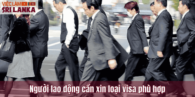Người lao động cần xin loại visa phù hợp