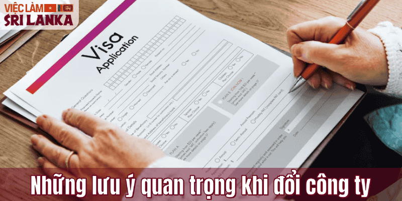 Những lưu ý quan trọng khi đổi công ty