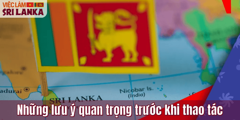 Những lưu ý quan trọng trước khi thao tác
