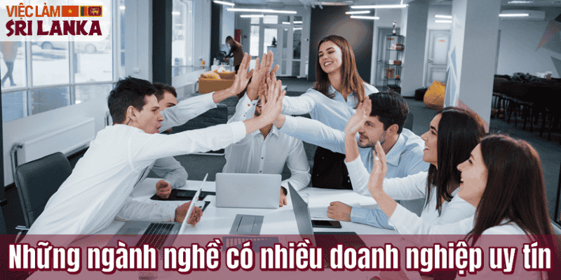 Những ngành nghề có nhiều doanh nghiệp uy tín