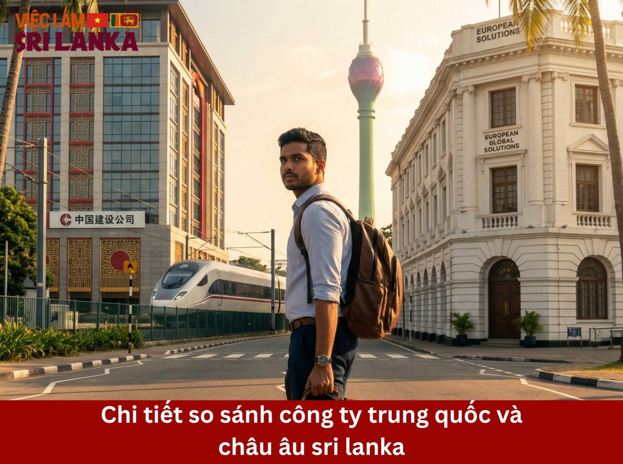So sánh công ty trung quốc và châu âu sri lanka
