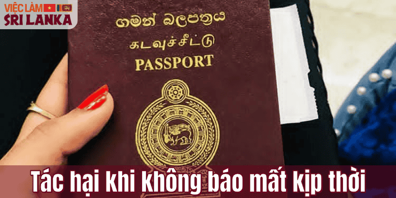 Tác hại khi không báo mất kịp thời